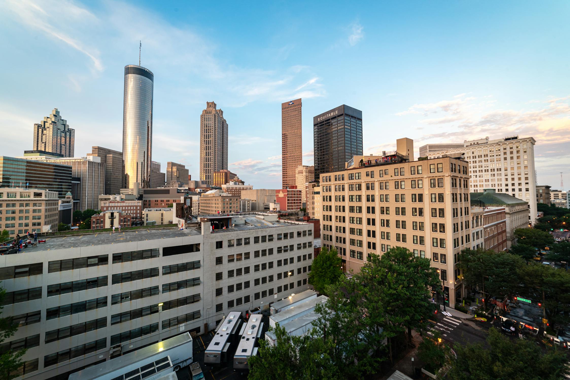 Daytime Atlanta skyline
